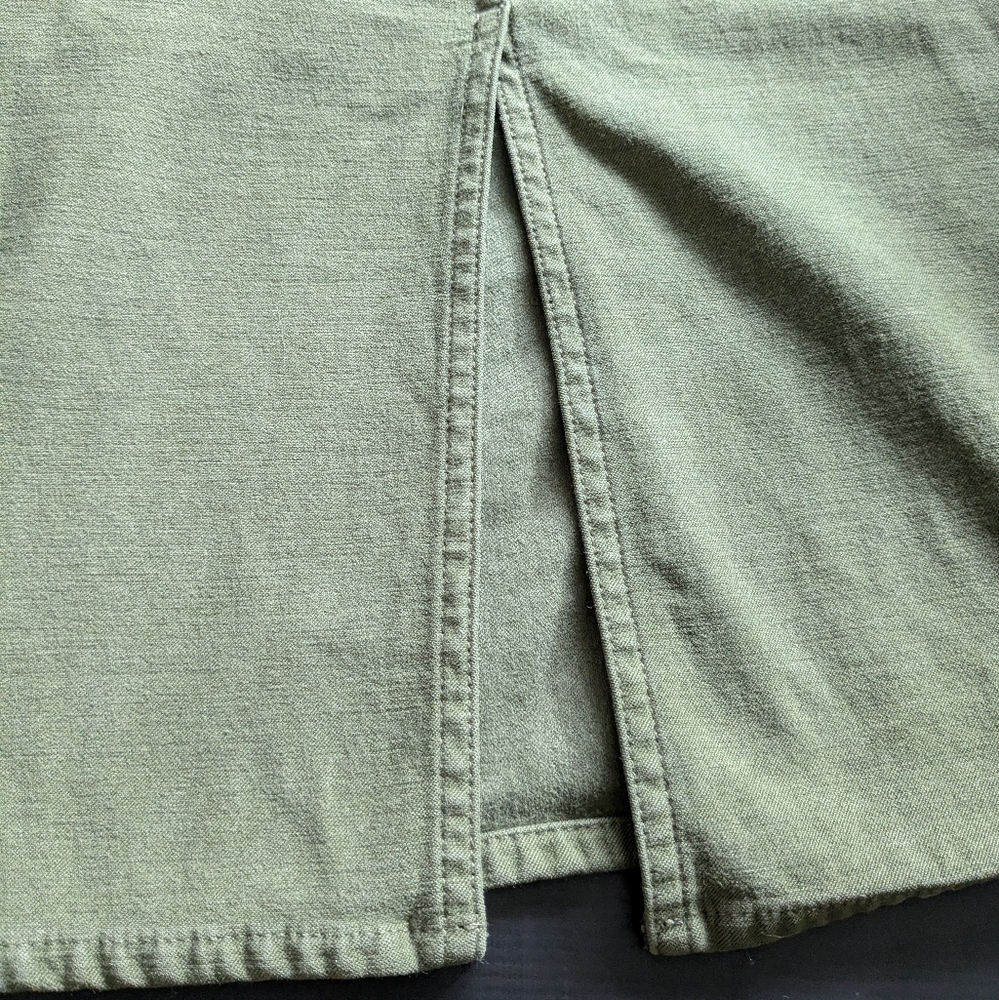 🫒 Aritzia Wilfred Free Cotton Lyocell Havasu Cargo Skirt, 8 - Picture 11 of 17